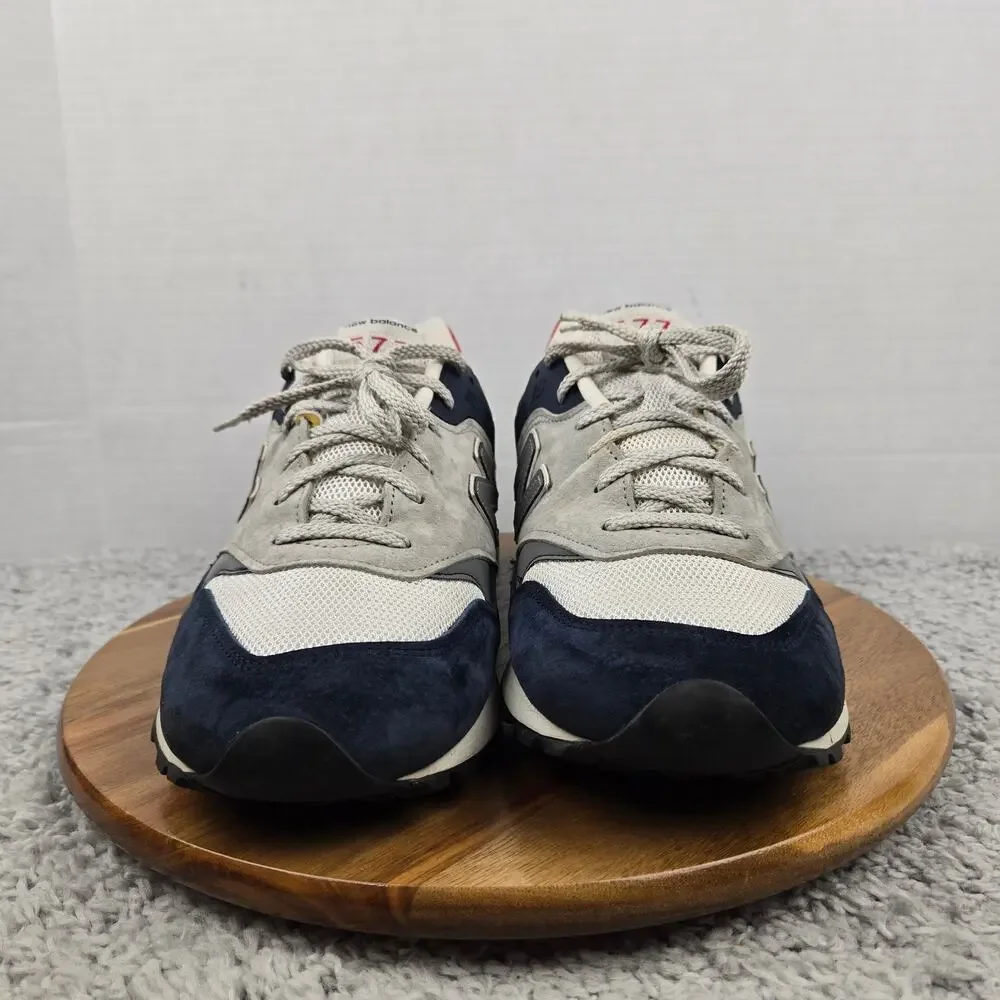 New Balance Men 13D 577 Made in England Dark Blue White Lifestyle Casual Sneaker